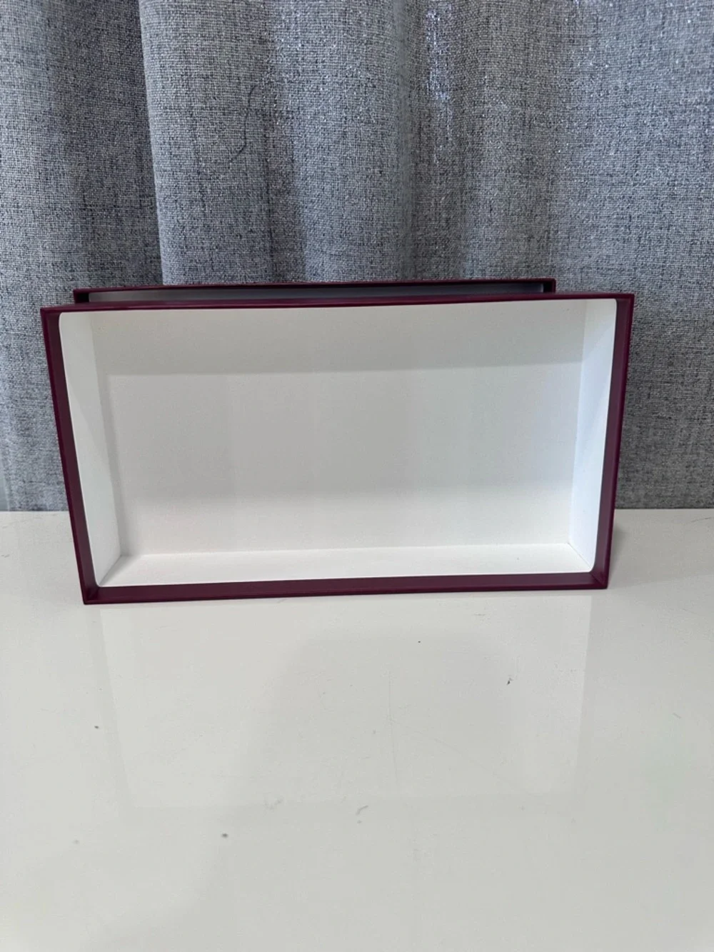 Authentic Gucci burgundy empty tie box with receipt holder. - Picture 5 of 7